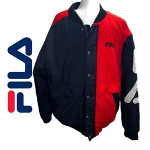 Fila Men’s Vintage 90’s Color Block Puffer‎ Jacket - Size XL